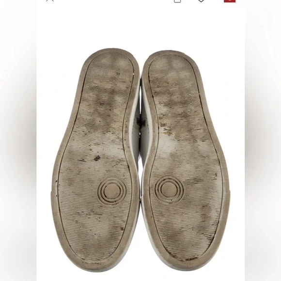 Zadig & Voltaire White Sneakers with Rainbow Accents Size 9 - Picture 5 of 6